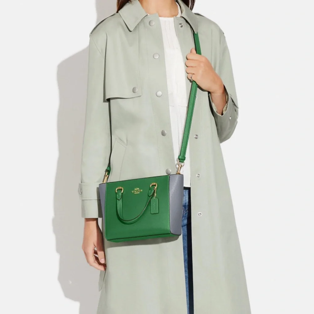 NWT💃Coach Alice Satchel In Colorblock - Picture 12 of 13